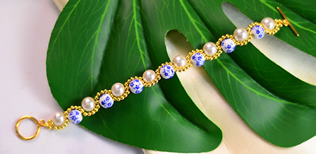 Porcelain Beads Bracelet